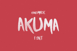 Akuma: A Handmade Display Font for Web Designers