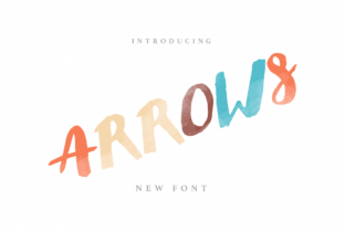 Arrows: A Handcrafted Display Font for Authentic Branding