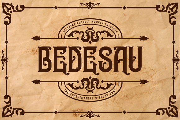 Bedesau: An Art Nouveau Display Font for Bold Branding