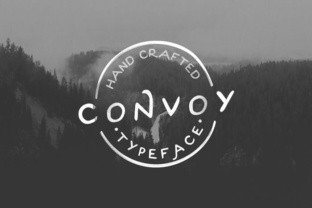 Convoy Font: A Display Typeface for Editorial Design and Branding