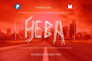 Heba: A Fresh Modern Typeface for Campaign Creatives