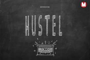 Hustel: A Fresh Playful Typeface for Display Design