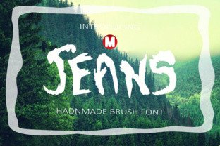 Jeans Font: A Fresh Handwritten Typeface for Editorial Design