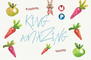 King Amazing: A Playful Typeface for Bold Marketing Visuals