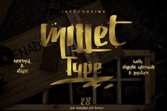 Millet: A Hand-Painted Display Font with Modern Energy
