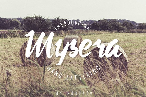 Mysera: The Handmade Display Font for Digital Campaigns