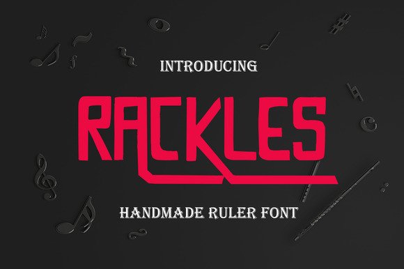 Rackless: A Display Font with Guts and Grace