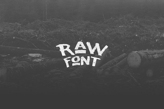 Raw: A Tough, Hand-Made Typeface for Editorial Impact