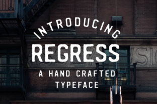 Regress: A Hand-Drawn Typeface for Authentic Branding